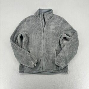 The North Face Womens Gray Full Zip Fleece Jacket Small